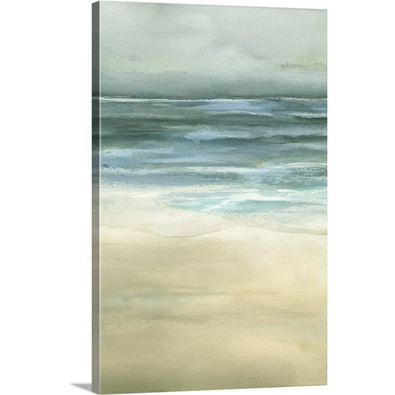 Great BIG Canvas | "Tranquil Sea II" Canvas Wall Art - 32x48