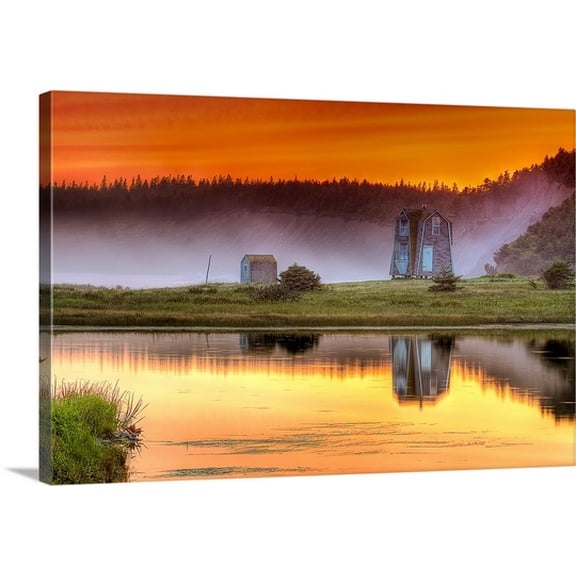 Great BIG Canvas Trevor Murphy Premium Thick-Wrap Canvas entitled Wine Harbor