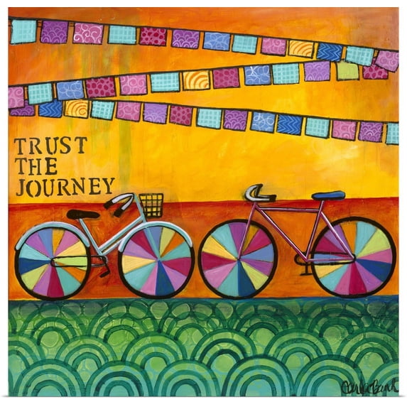 Great BIG Canvas | "Trust The Journey" Art Print - 30x30