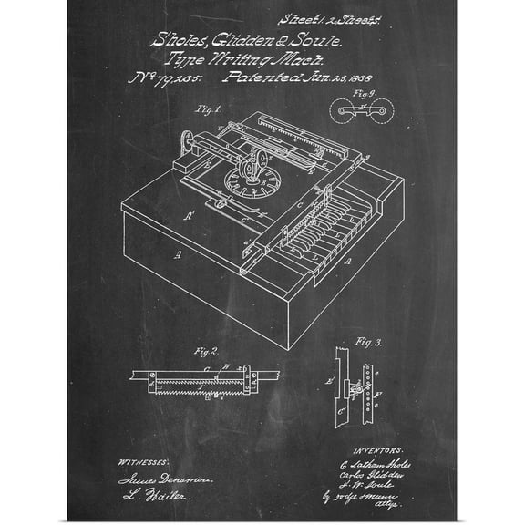 Great BIG Canvas | "Typewriter" Art Print - 18x24