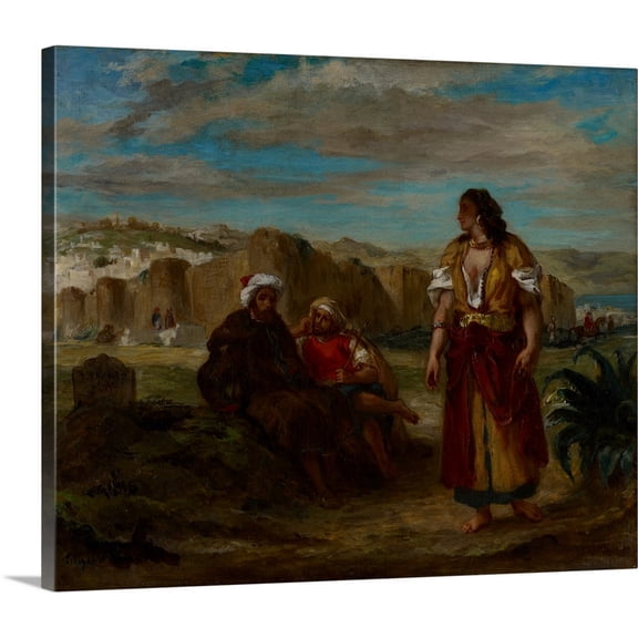 Great BIG Canvas | "View of Tangier, 1852-3" Canvas Wall Art - 24x20