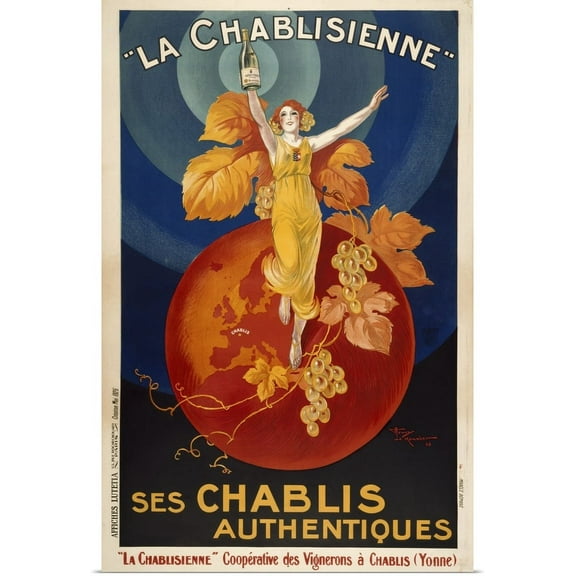 GBC | "Vintage Advertising Poster - La Chablisienne" Art Print - 20x30