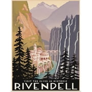 Great BIG Canvas | "Visit Historic Rivendell" Art Print - 18x24
