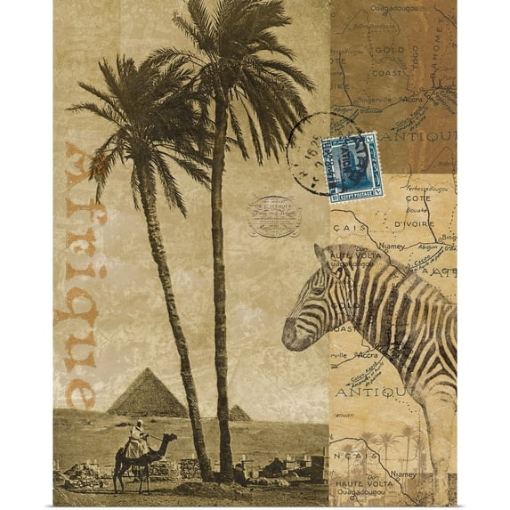 Great BIG Canvas | "Voyage to Africa" Art Print - 16x20