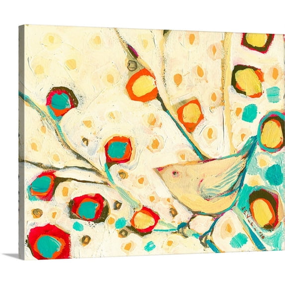 Great BIG Canvas | "Watching the Blossoms Fall" Canvas Wall Art - 30x24