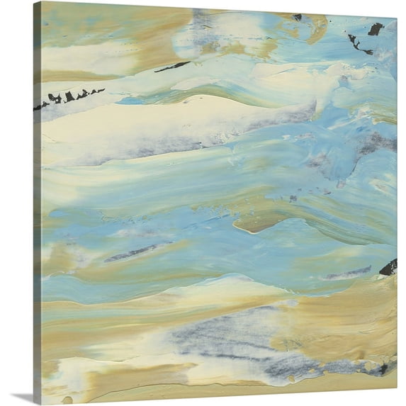 Great BIG Canvas | "Water's Edge I" Canvas Wall Art - 16x16