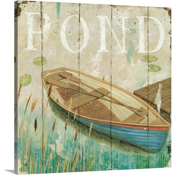 Great BIG Canvas | "Waterside II" Canvas Wall Art - 30x30