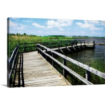 Great BIG Canvas | "Wetland Walkway IV" Canvas Wall Art - 30x20