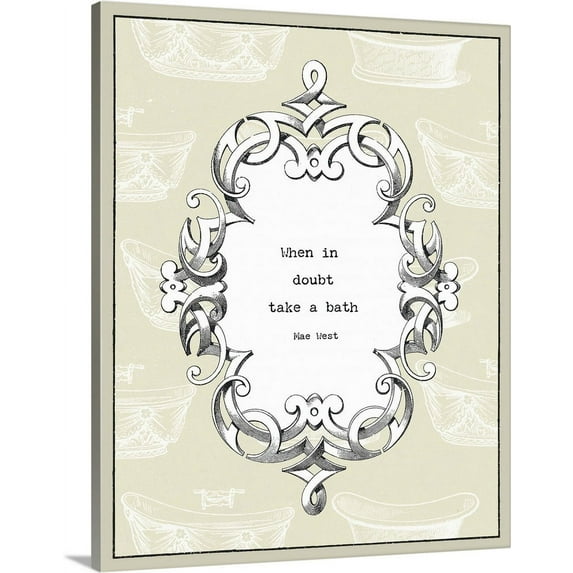 Great BIG Canvas | "When in Doubt" Canvas Wall Art - 24x30