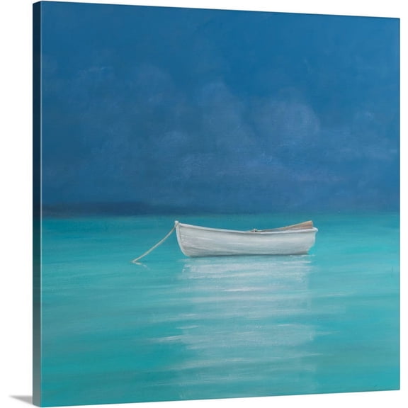 Great BIG Canvas | "White Boat, Kilifi 2012" Canvas Wall Art - 24x24