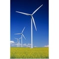 thumbnail image 1 of Great BIG Canvas | "Wind Turbines In Canola Field, Near St. Leon, Manitoba, Canada" Art Print - 16x24, 1 of 4