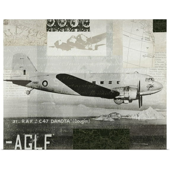 Great BIG Canvas | "Wings Collage IV" Art Print - 30x24