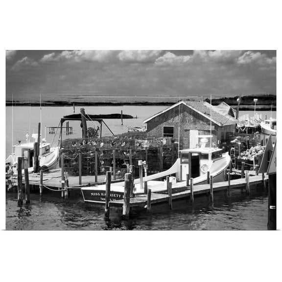 Great BIG Canvas | "Working Boats" Art Print - 30x20