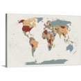 thumbnail image 1 of Great BIG Canvas | "World Map Muted Colors" Canvas Wall Art - 48x32, 1 of 2