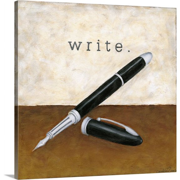 Great BIG Canvas | "Write" Canvas Wall Art - 30x30