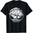 thumbnail image 1 of Great Banyan Tree Beautiful Nature Spiritual World Tree Art T-Shirt, 1 of 3