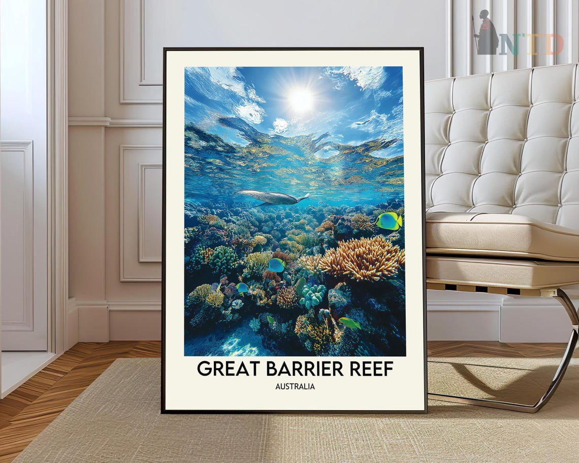 Picture of Great Barrier Reef Poster, Great Barrier Reefgreat Barrier Reef Print ...