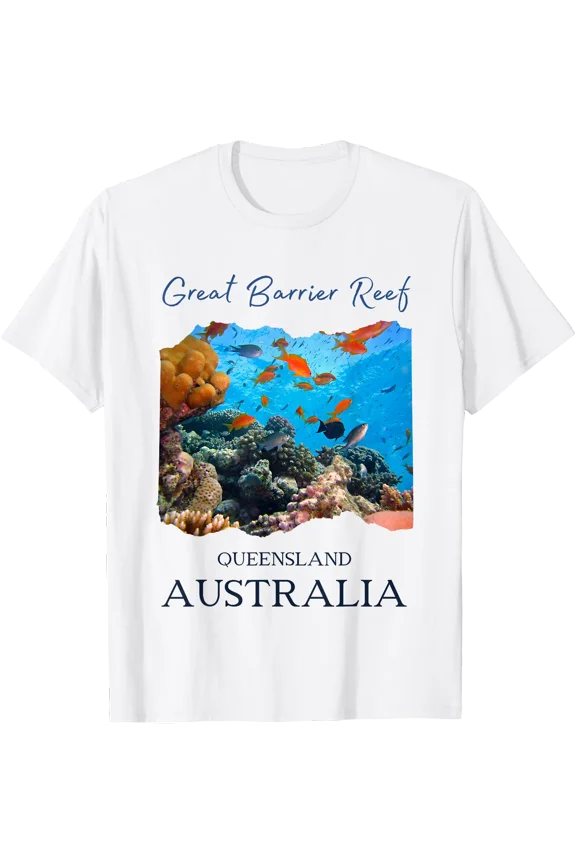 Great Barrier Reef Queensland Australia Souvenir Women Girls T-Shirt