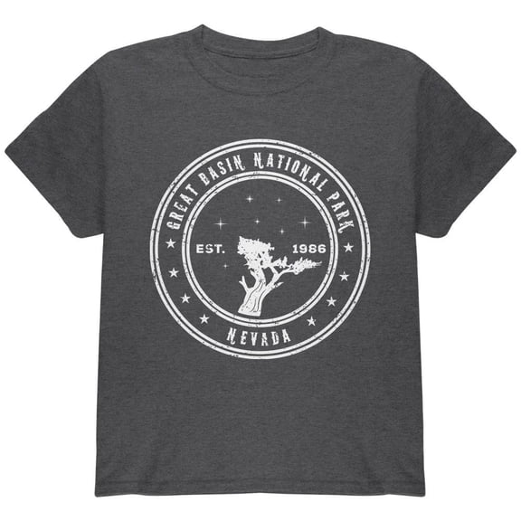 Great Basin National Park Youth T Shirt Dark Heather YSM