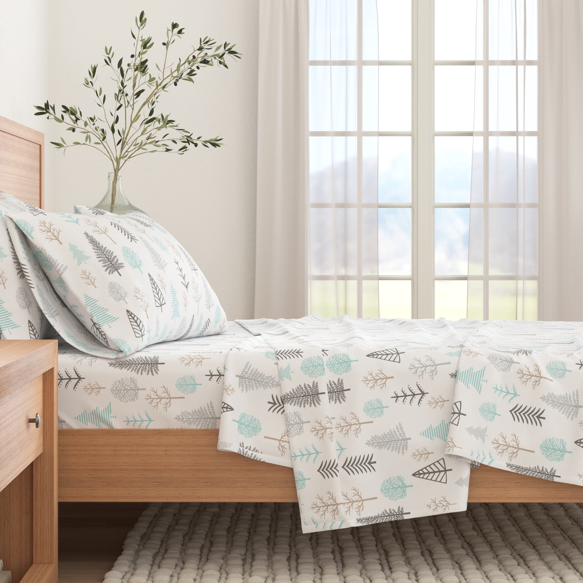 Turkish Cotton Flannel Sheet Set - Elevated Holiday Collection