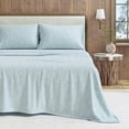 thumbnail image 1 of Great Bay Home 4-Piece 100% Turkish Cotton Flannel Sheet Set, California King, Birch Trail, 1 of 6