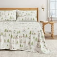 thumbnail image 1 of Great Bay Home 4-Piece 100% Turkish Cotton Flannel Sheet Set, Queen, Yuletide Gnomes, 1 of 6