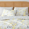 thumbnail image 1 of Great Bay Home All-Season Reversible Reversible Quilt Set With Shams  (King, Helene - Yellow), 1 of 4