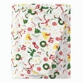 thumbnail image 1 of Great Bay Home Christmas Flannel Sheet Set - 100% Turkish Cotton - Double Brushed - Full, Celebration, 1 of 5