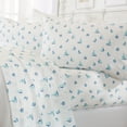 thumbnail image 1 of Great Bay Home Coastal Microfiber Wrinkle Resistant Sheet Set  (King, Sailboat), 1 of 6