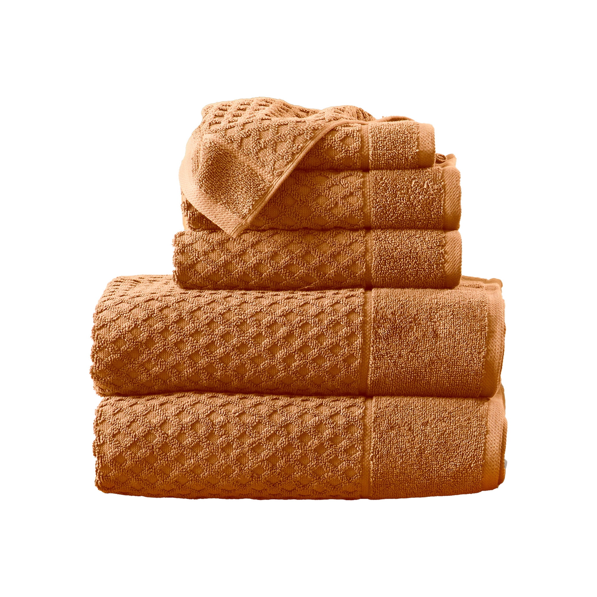 Copper Heavyweight Cotton Terry 6-Piece Towel Set