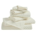 thumbnail image 1 of Great Bay Home Quick Dry Diamond Waffle 6 Piece Towel Set, Ivory, 1 of 7
