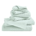 thumbnail image 1 of Great Bay Home Quick Dry Diamond Waffle 6 Piece Towel Set, Pastel Blue, 1 of 6