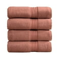 thumbnail image 1 of Great Bay Home Cotton Hotel & Spa Quality Quick-Dry Towel Set  (Bath Towel (4-Pack), Desert Rose), 1 of 6
