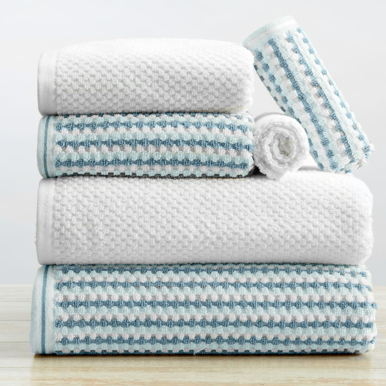 6-Piece Cotton Bath Towel  Noelle Collection by Great Bay Home