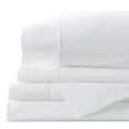 thumbnail image 1 of Great Bay Home Cotton Percale Crisp and Cool 4-Piece Sheet Set (Twin, White), 1 of 8