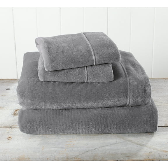 Great Bay Home Extra Soft Cozy Velvet Plush Sheet Set. Deluxe Bed Sheets with Deep Pockets. Velvet Luxe Collection