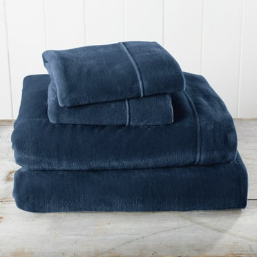 Great Bay Home Extra Soft Cozy Velvet Plush Sheet Set. Deluxe Bed Sheets with Deep Pockets. Velvet Luxe Collection