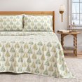 thumbnail image 1 of Great Bay Home Holiday Flannel Sheet Set - 100% Turkish Cotton - Double Brushed (Twin, Vertical Trees), 1 of 6