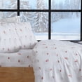 thumbnail image 1 of Great Bay Home Lodge Flannel Sheet Set - 100% Turkish Cotton - Double Brushed - California King, Sheep, 1 of 8