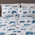 thumbnail image 1 of Great Bay Home Outdoorsy Flannel Sheet Set - 100% Turkish Cotton - Double Brushed - Full, Snow Lodge, 1 of 6