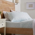 thumbnail image 1 of Great Bay Home Pattern Microfiber Wrinkle Resistant Sheet Set  (Twin, Blue - Dots), 1 of 6