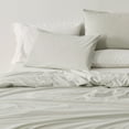 thumbnail image 1 of Great Bay Home Pima Cotton Percale, Pillow Sham Set, Crisp & Cool, Set of 2 (Sand, King), 1 of 4