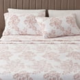 thumbnail image 1 of Velvet Plush Fleece Printed Sheet Set, CalKing, 4 Pieces, 1 of 5