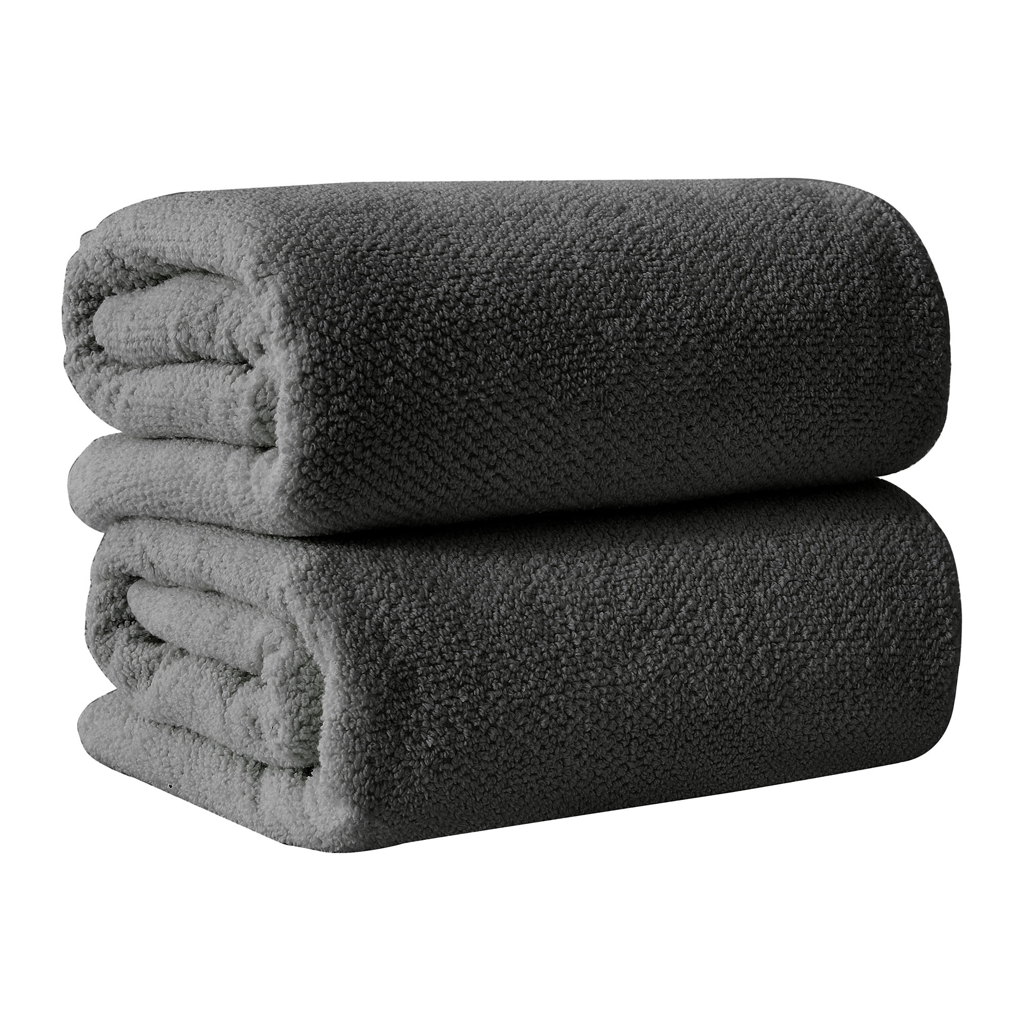 Great Bay Home Quick Dry Loop Textured 2-Pack Extra Large Bath Sheet ...