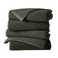 thumbnail image 1 of Great Bay Home Quick Dry Loop Textured 4-Pack Bath Towel Set, 54" x 27", Midnight, 1 of 6