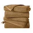 thumbnail image 1 of Great Bay Home Quick Dry Loop Textured 4-Pack Bath Towel Set, 54" x 27", Mocha, 1 of 6