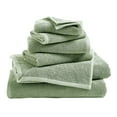 thumbnail image 1 of Great Bay Home Quick Dry Loop Textured 6-Piece Towel Set, Eucalyptus, 1 of 6