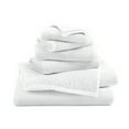 thumbnail image 1 of Great Bay Home Quick Dry Loop Textured 6-Piece Towel Set, Optic White, 1 of 6