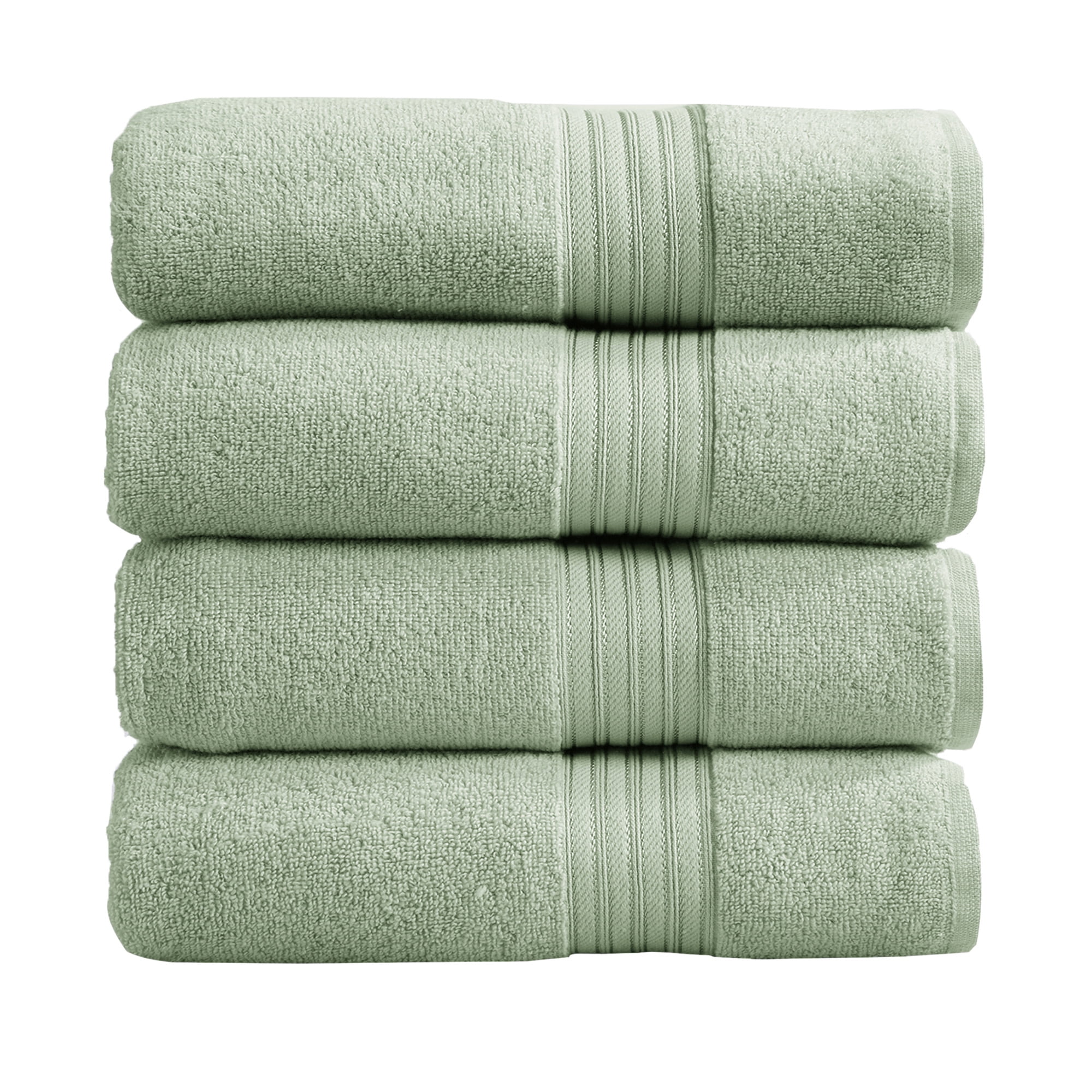 Seagreen Cotton Quick-Dry 4-Pack Bath Towel Set