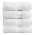 thumbnail image 1 of Great Bay Home Quick-Dry 100% Cotton 4 Pack Bath Towel Set, White., 1 of 6